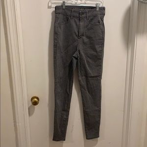 American Eagle grey houndstooth Pants